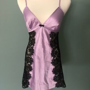 Victoria’s Secret purple lace slip small